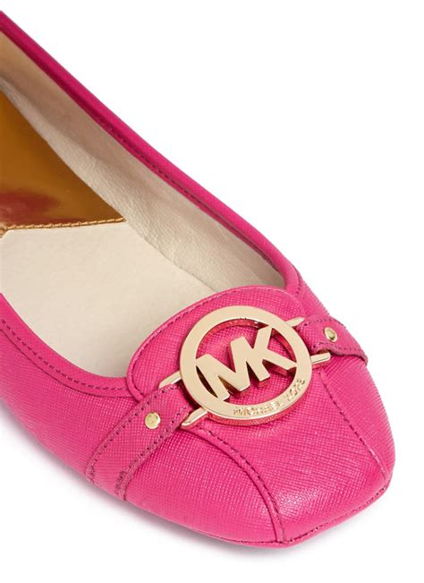 michael kors flats pink|michael kors pink heels.